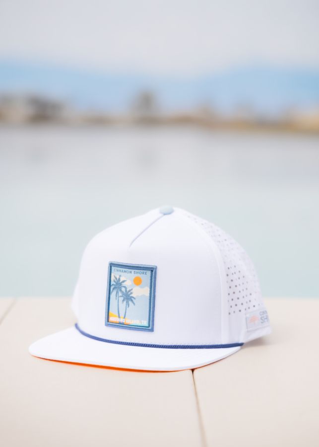 Staunch Youth White Palm Patch Hat