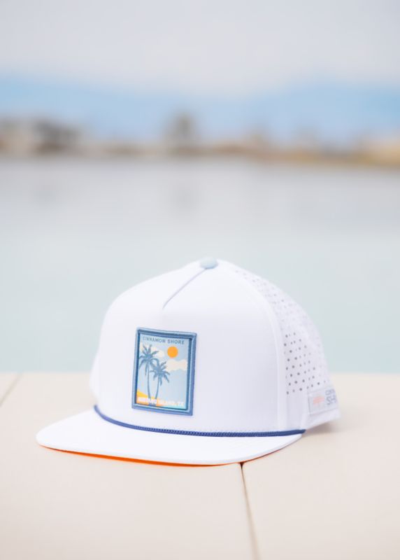 Staunch Youth White Palm Patch Hat