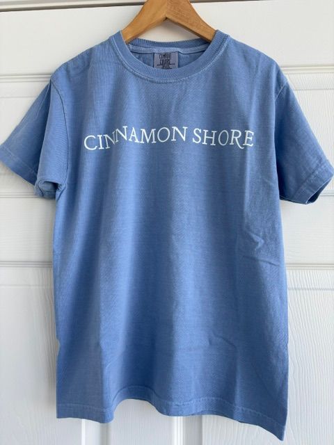 Washed Denim Beachfront Youth Tee, Size: X-Small