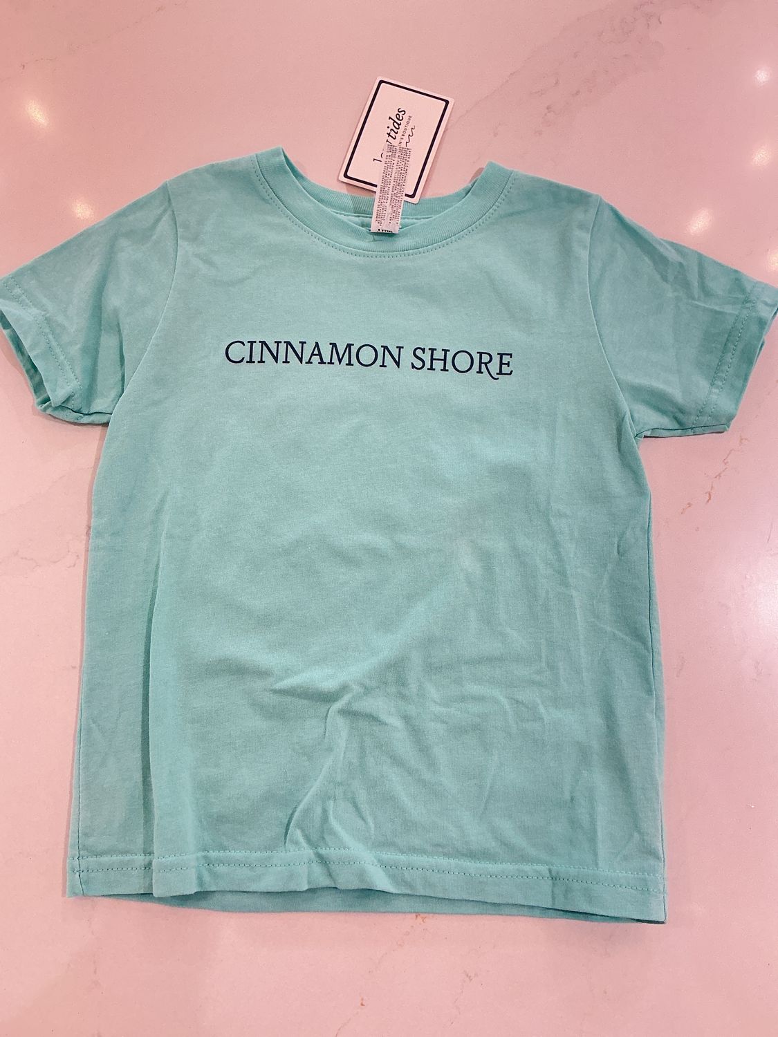 Mint Toddler Beachfront Tee