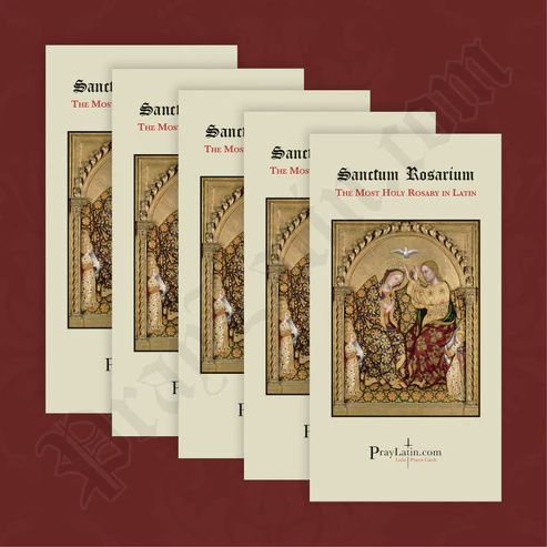 Sanctum Rosarium (Holy Card)