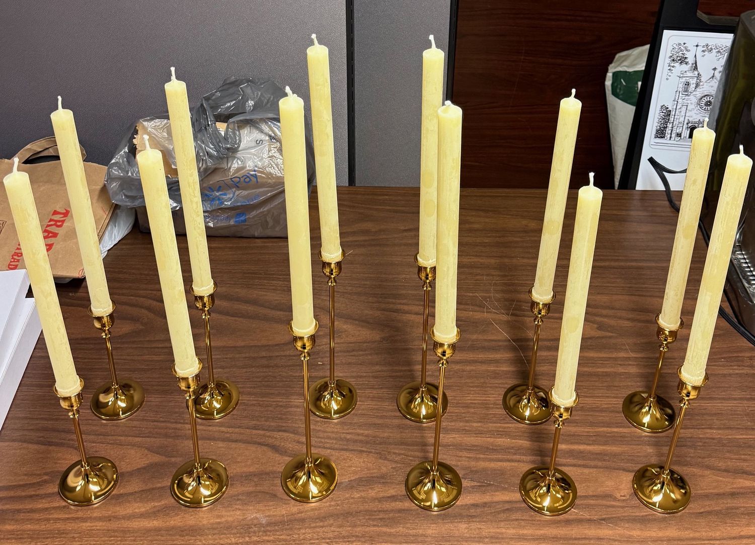 Tapers, 1 - 7/8 x 12 (100% Beeswax)