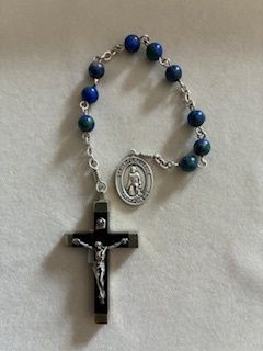 Chaplet, 9 Beads Chaplet--St. Peregrine, #16, from the DaDamio Collection  (Rosary)