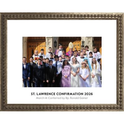 Photo, Framed &amp; Matted:  Confirmation 2026