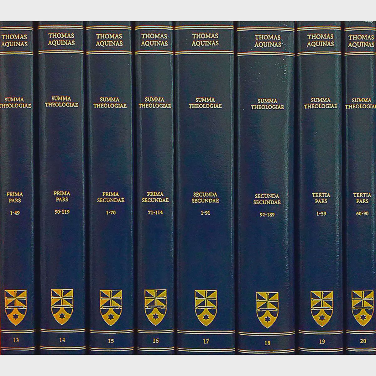 Summa Theologiae, by St. Thomas Aquinas, 8 vol., Latin/English, Hardcover (some vol. still in wrapper)