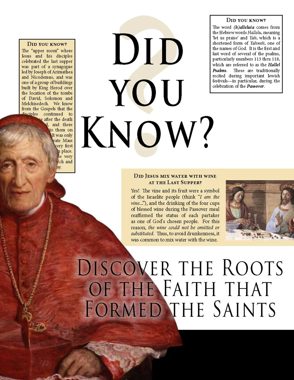 Did You Know?: Discovering the Roots of the Faith that Formed the Saints, by Lisa Bergman (Paperback)