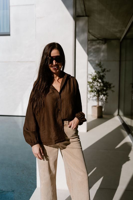 Blouse Ella Chocolate