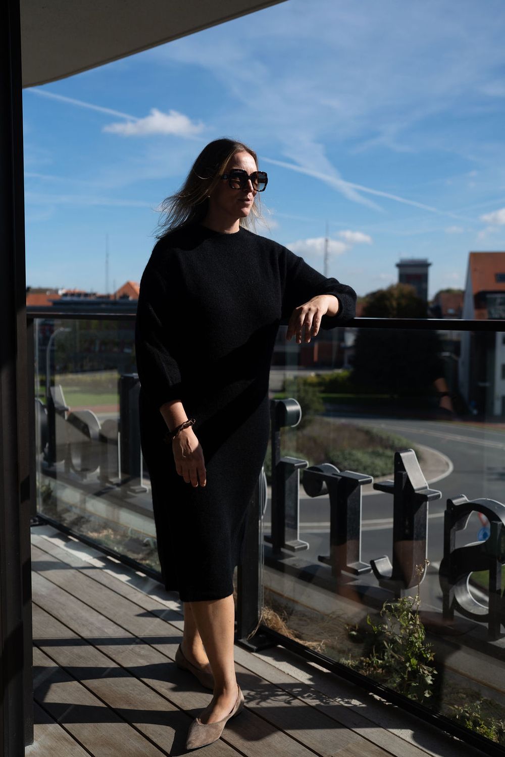 Mila Knitted Dress Black