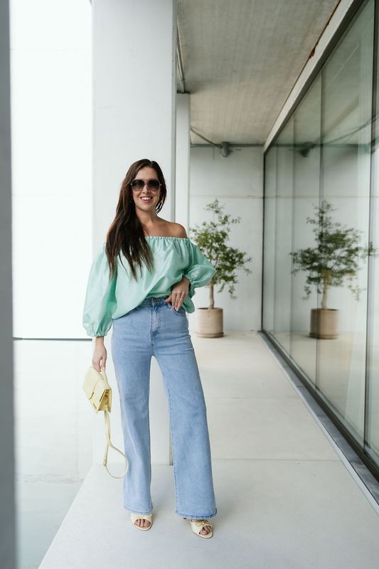 Off Shoulder Top Chloé‚ Mint