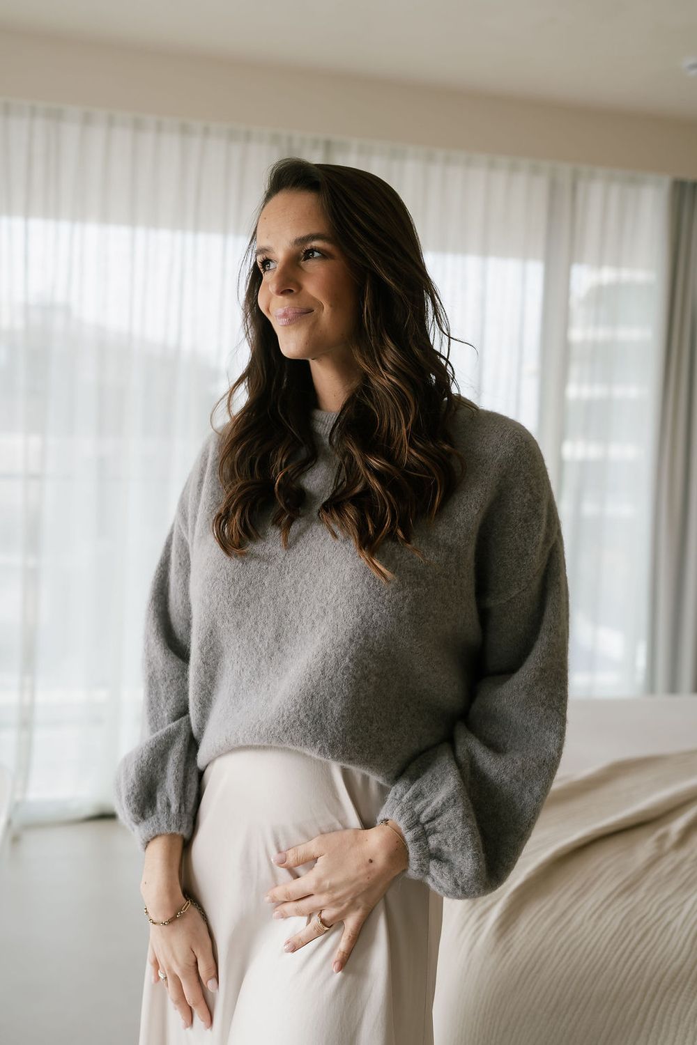 Alora Knit Grey Melange