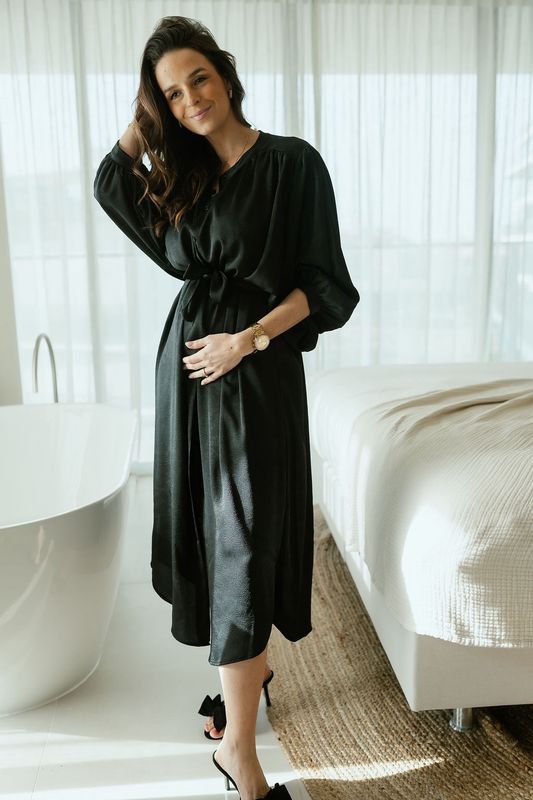 Long Shirt Dress Lima Black
