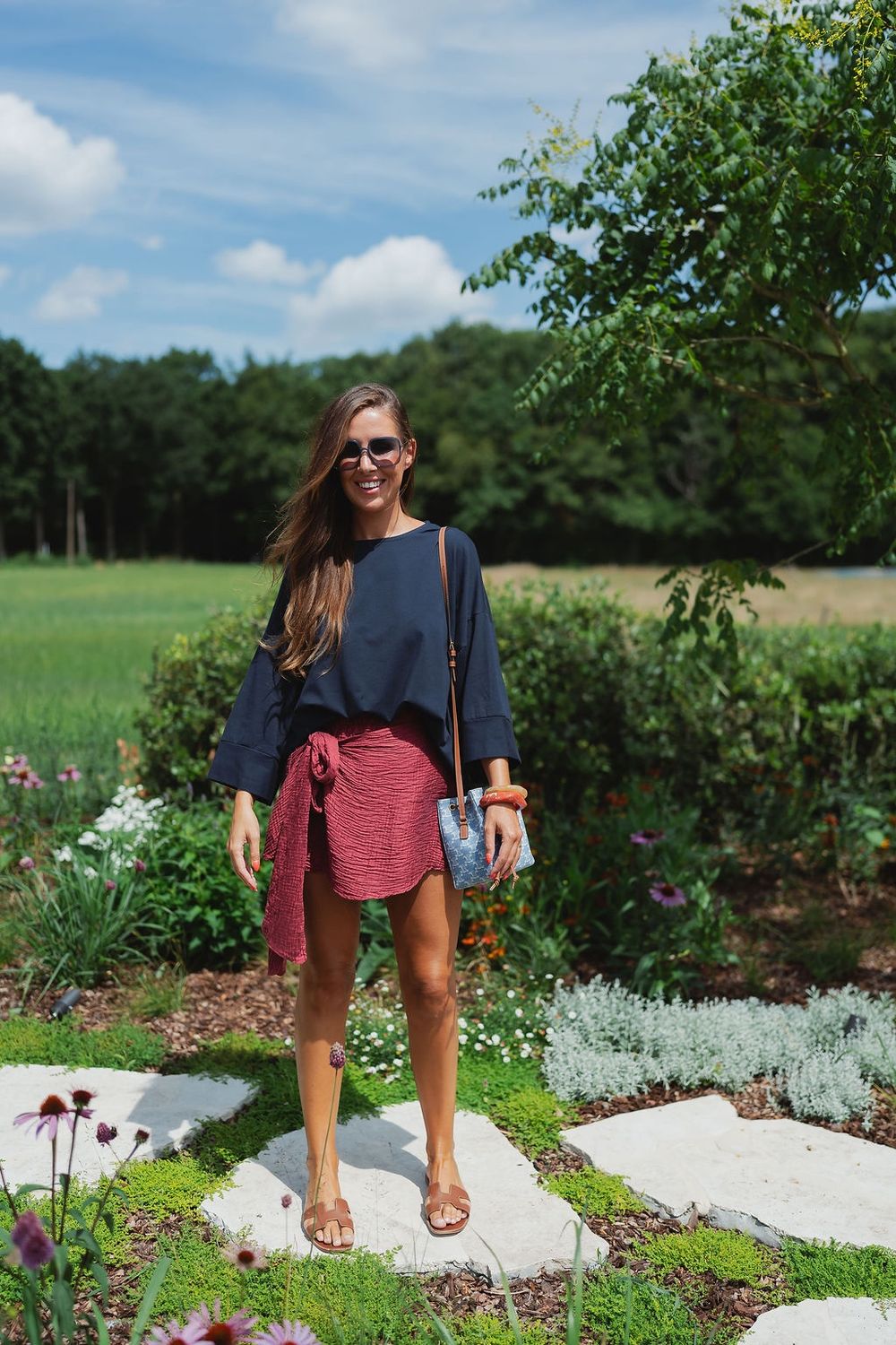Skort Emma Burgundy