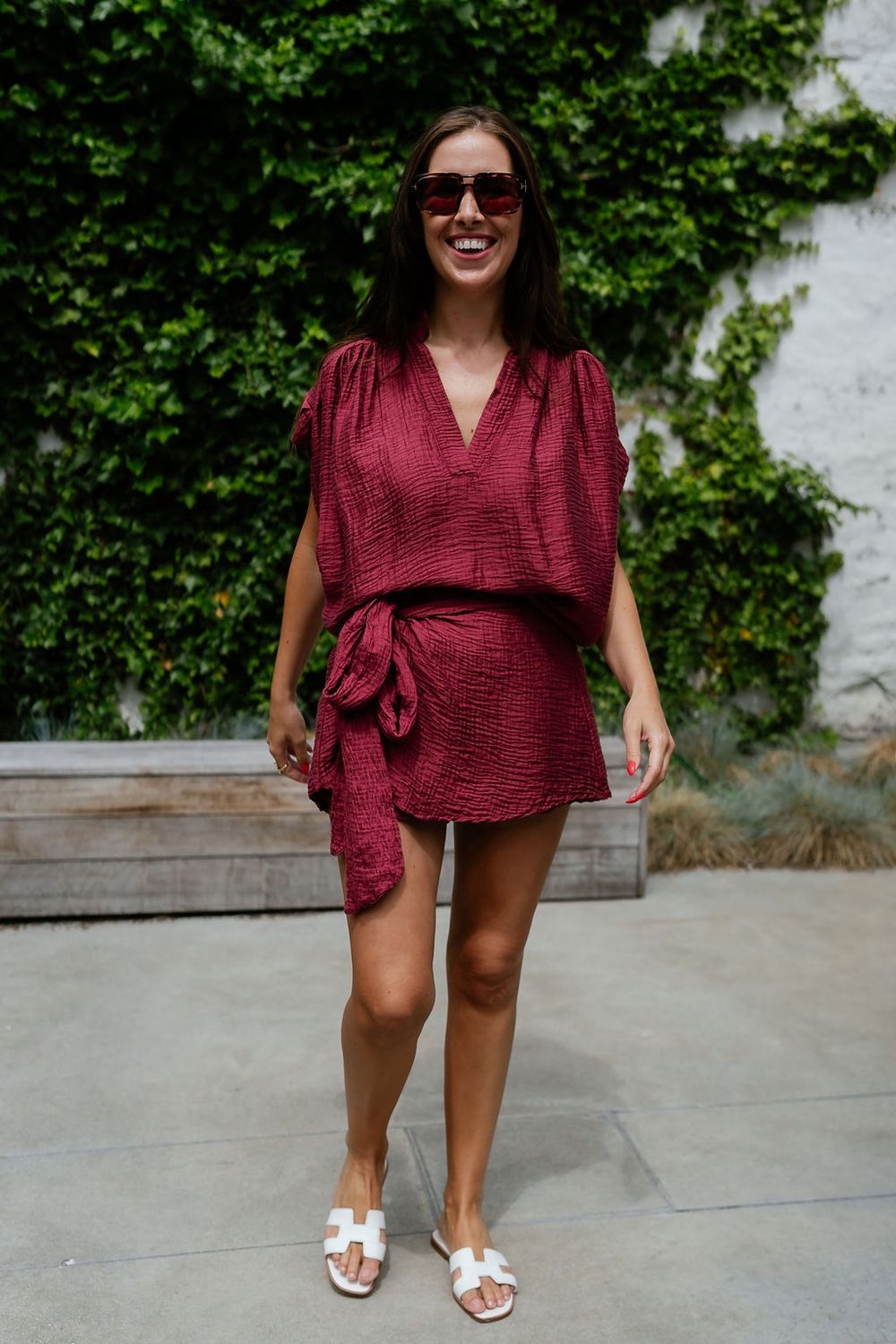 Skort Emma Burgundy