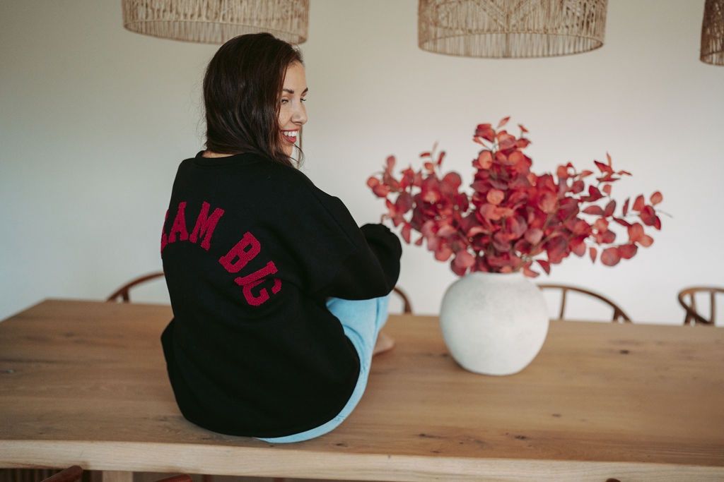 Sweater Dream Big Black