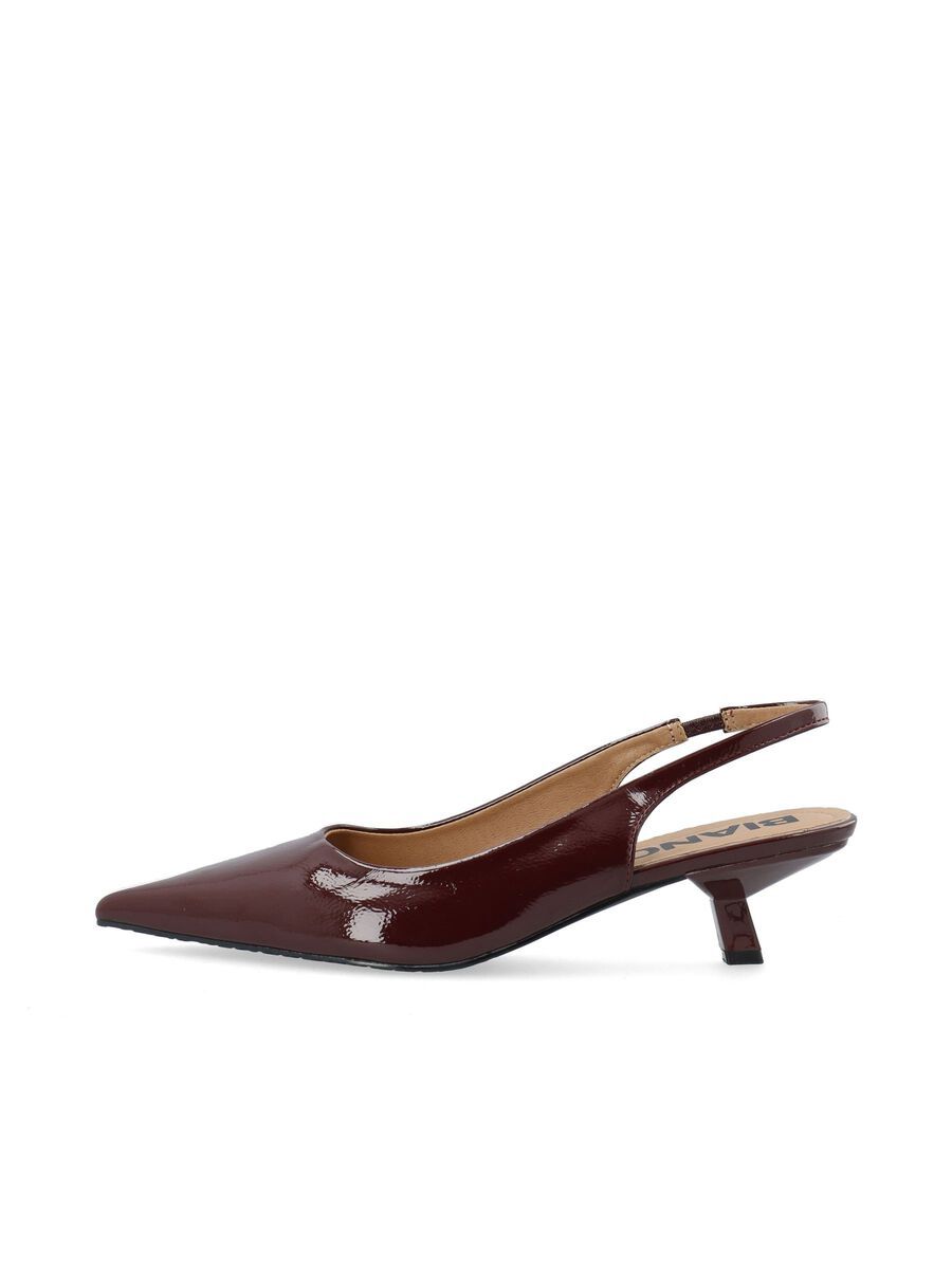 Slingback Kitten Heel Kristin Burgundy