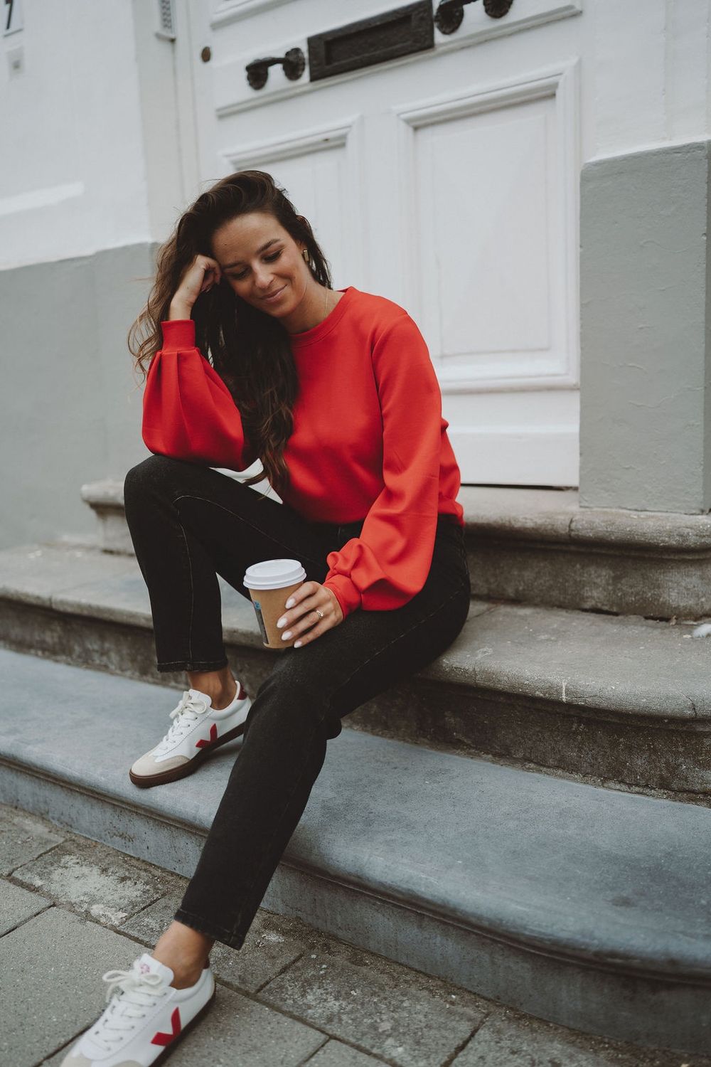 SC Mom Jeans Long Washed black (46)