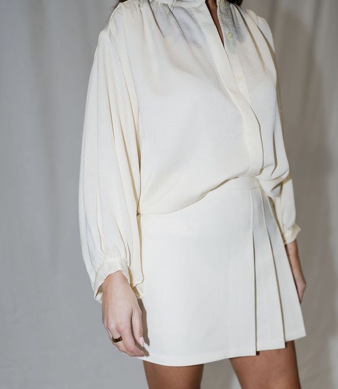 Kiara Mini Skort Ecru (XS)