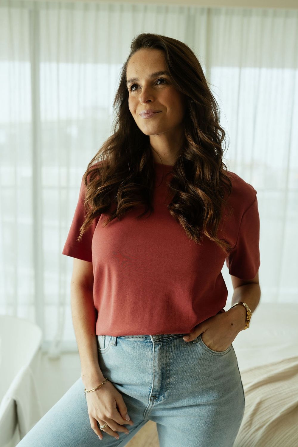 SC Basic Shirt Dark Vieux Rose