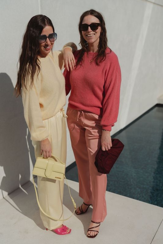 SC Satin Pants Pastel Yellow