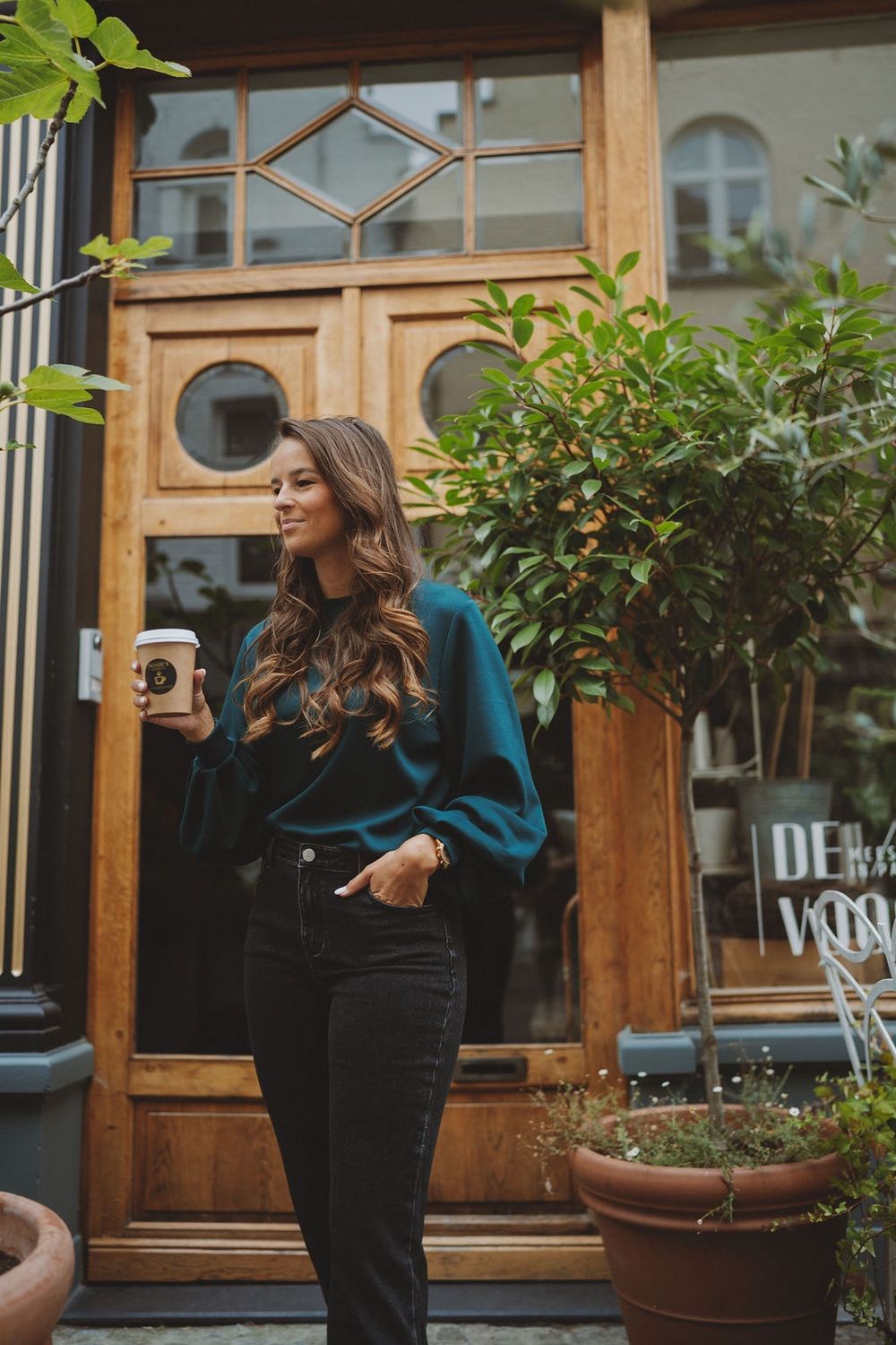 SC Blouse Sweater Deep Green