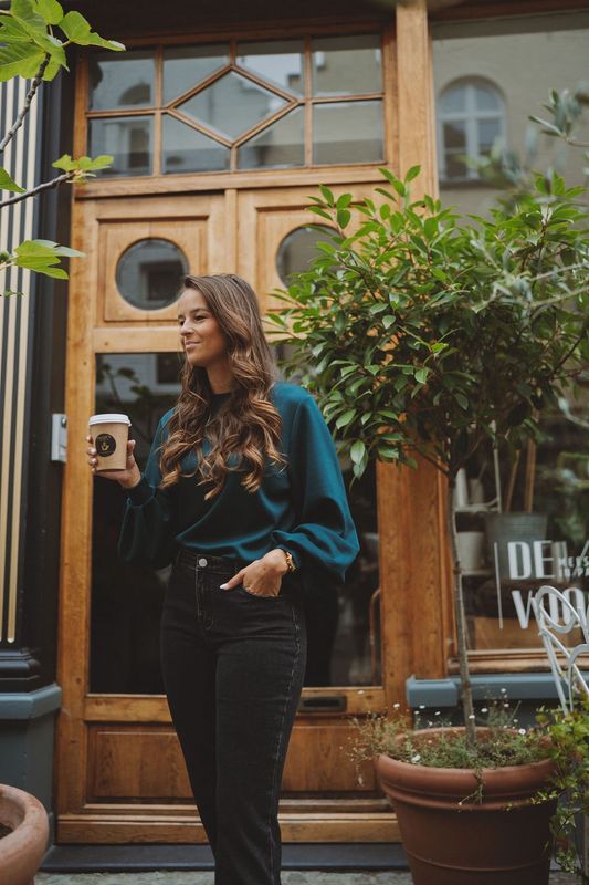 SC Blouse Sweater Deep Green