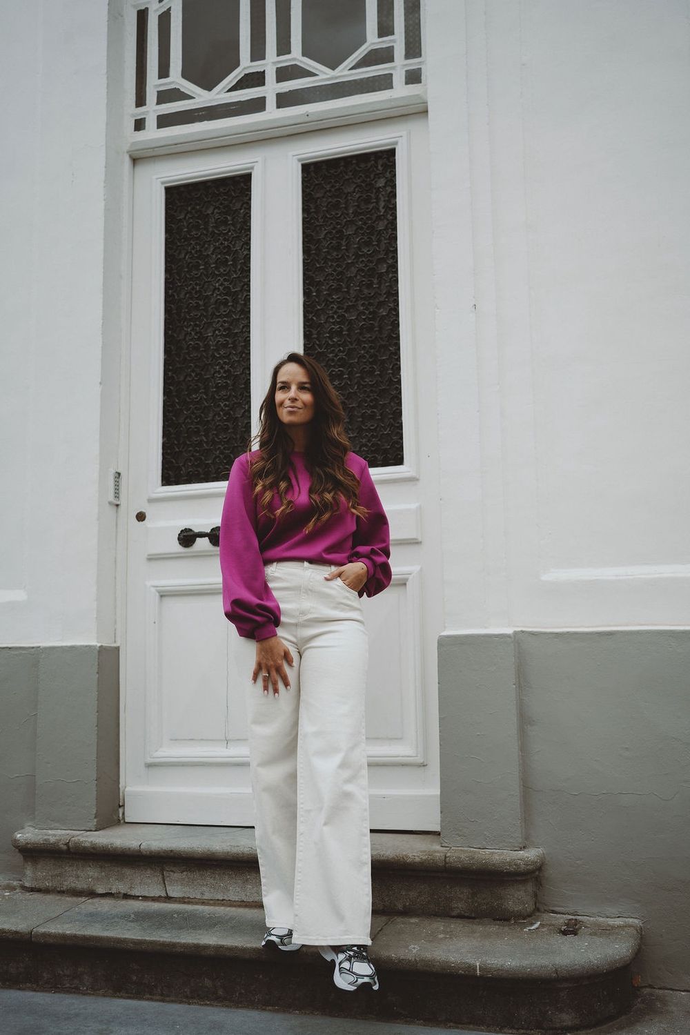 SC Blouse Sweater Berry