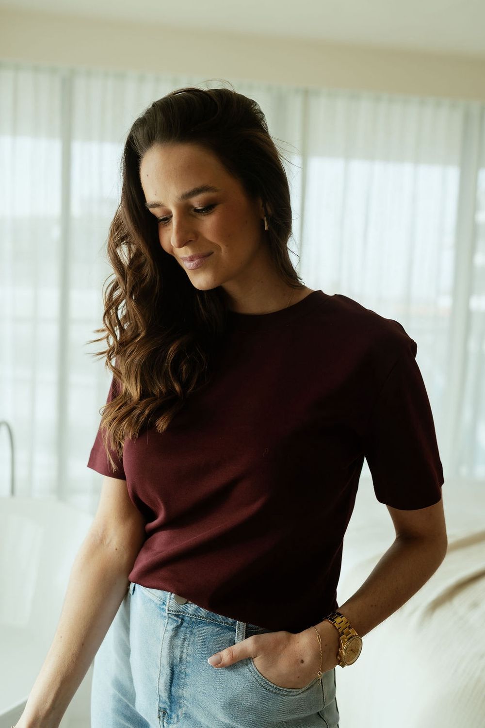 SC Basic Shirt Dark Grape