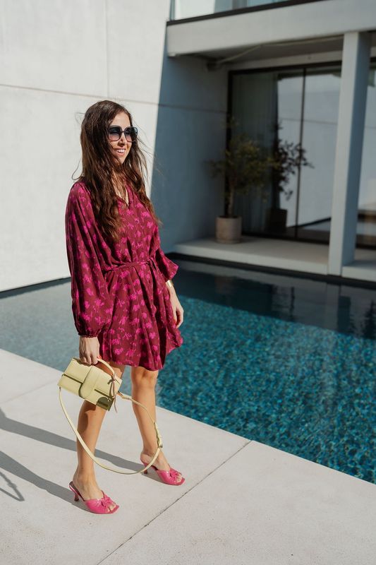 SC Printed Dress Tye Dye