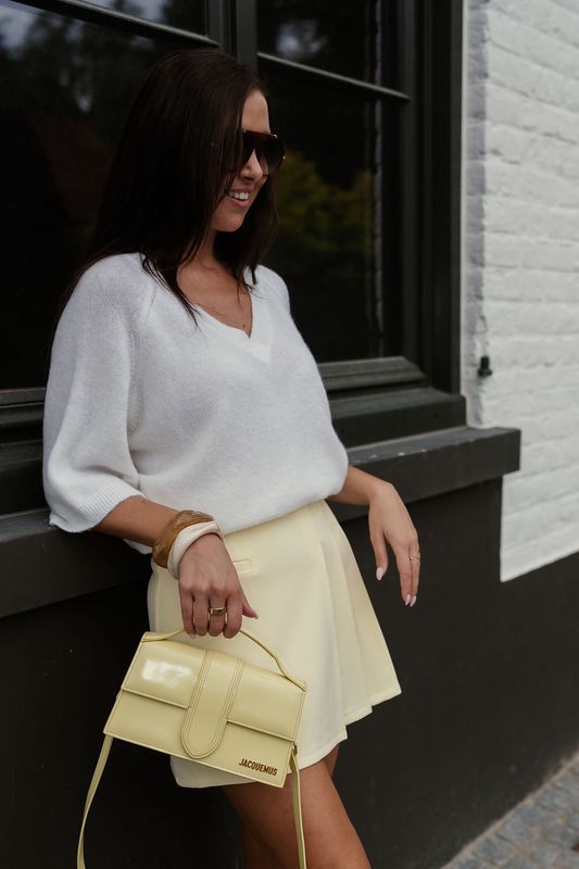 Kiara Mini Skort Pastel Yellow