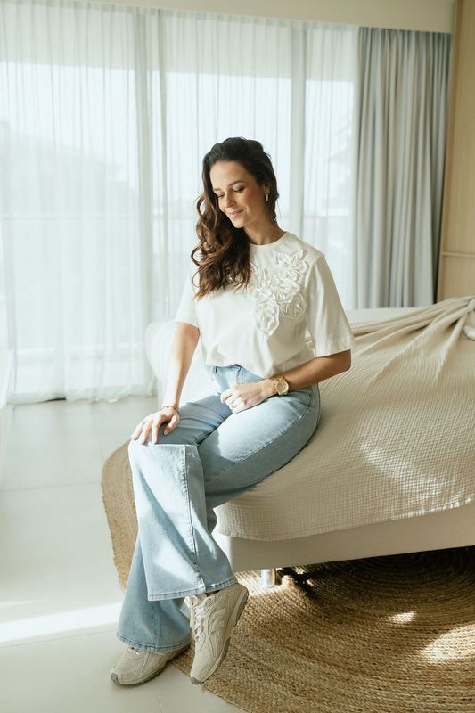 Tee Visely Star White