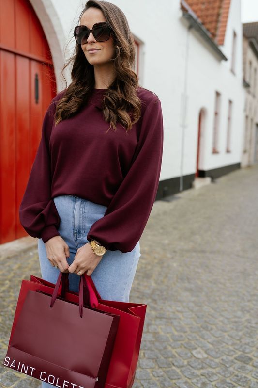 SC Blouse Sweater Grape