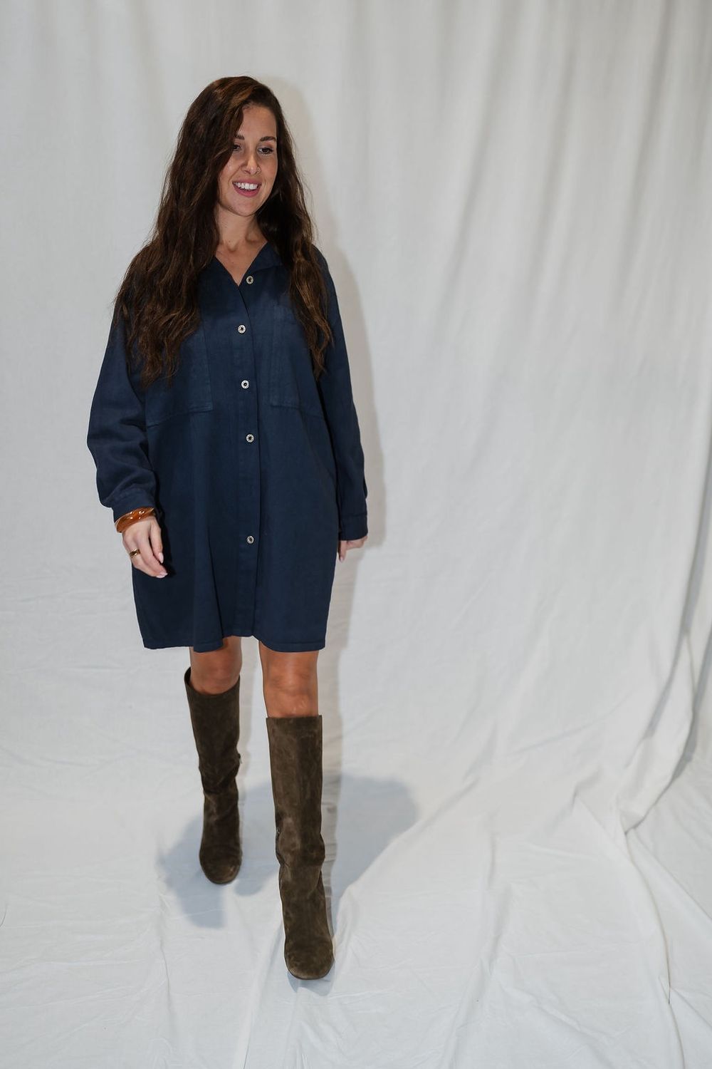Denim Dress Ivy Navy