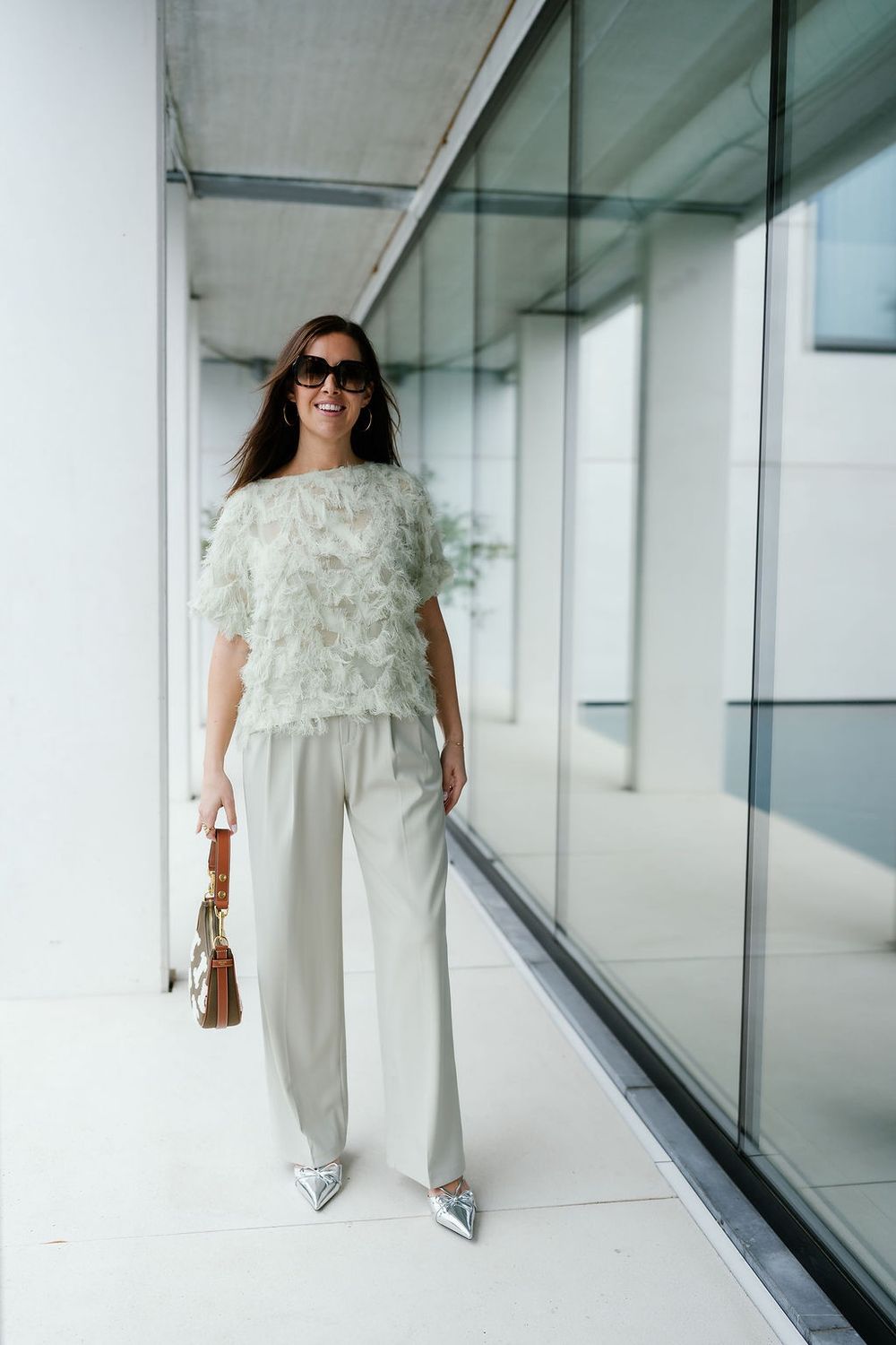 Pants Siska Pastel Green