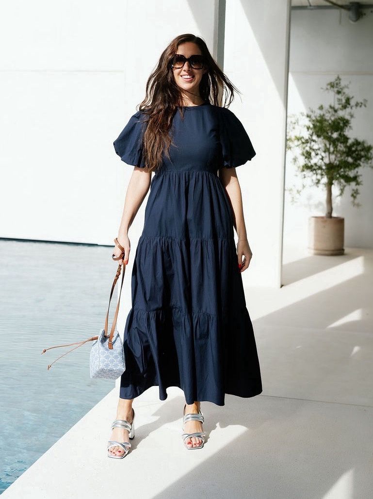 Dress Colea Navy Blazer