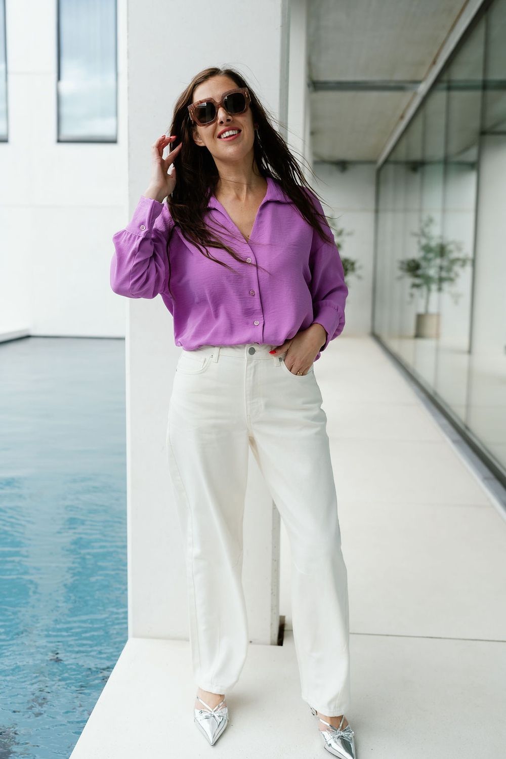 Nomi Blouse Light Grape