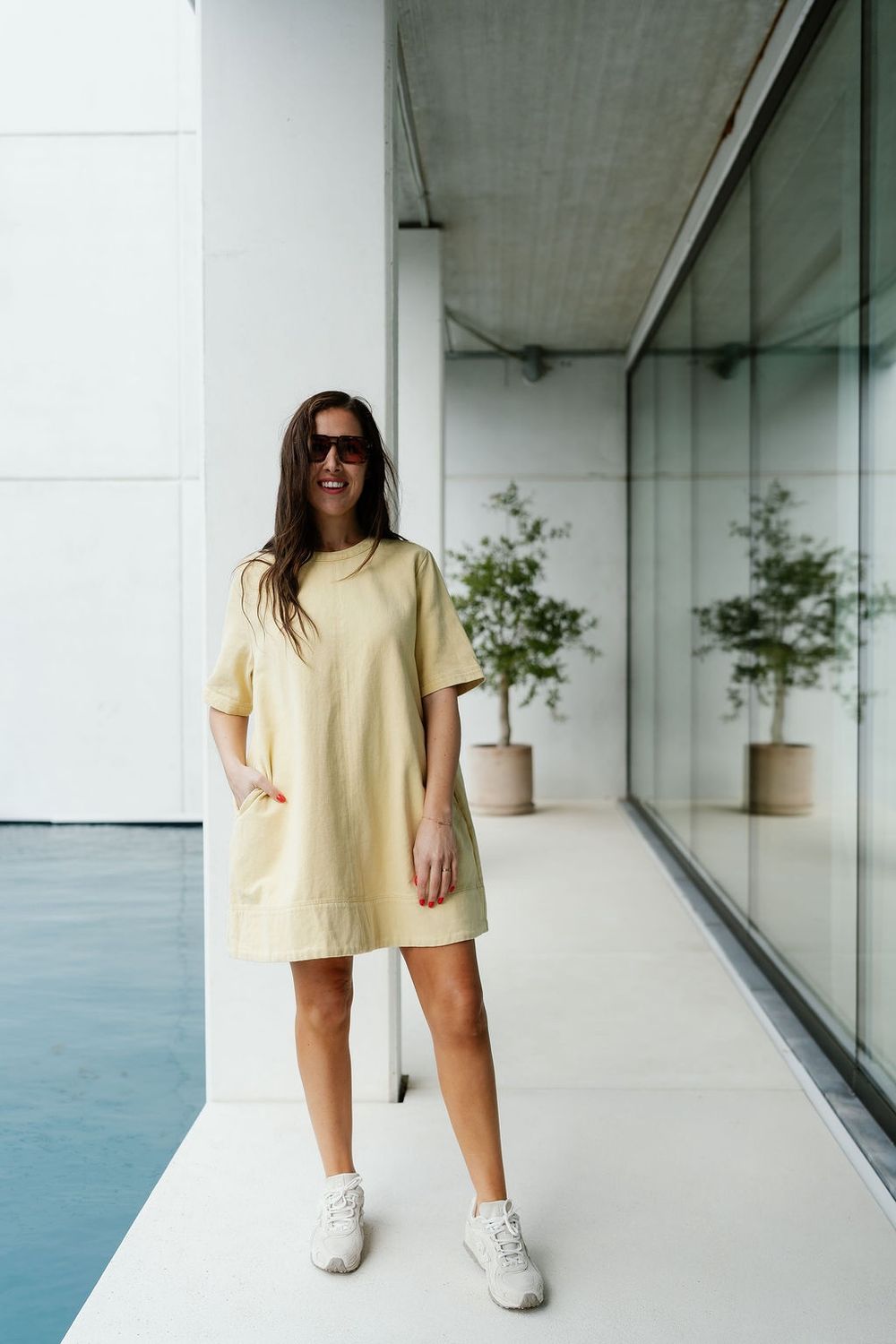 Denim Dress Billie Pastel Yellow