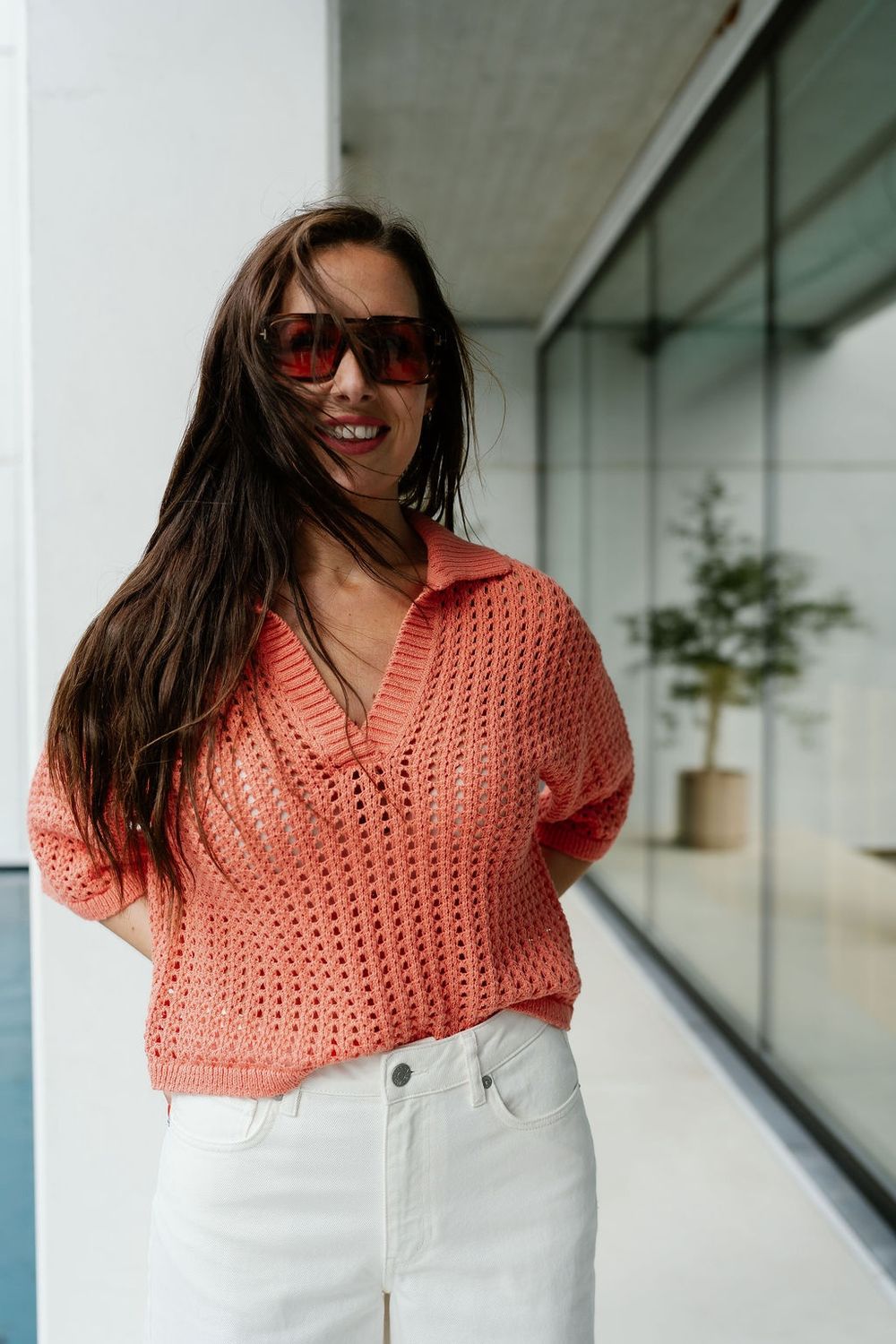 Polo Jumper Sarai Crabapple