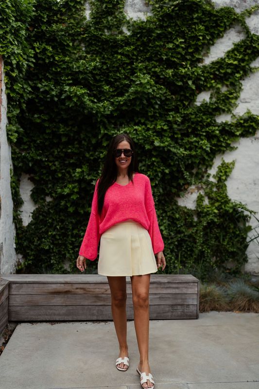 Valora Knit Fluo Pink