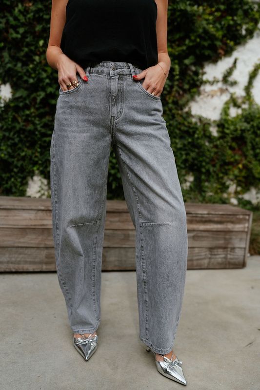 Barrel Jeans Grey