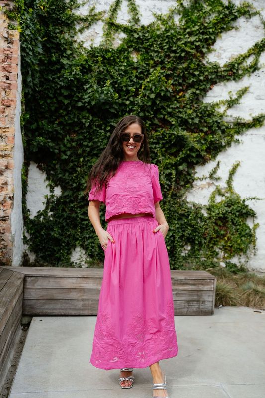 Long Skirt Nico Rose Violet