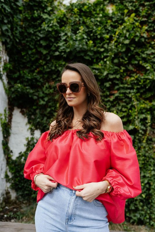 Off Shoulder Top Chloé Strawberry