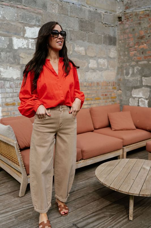 Barrel Jeans Lightbrown