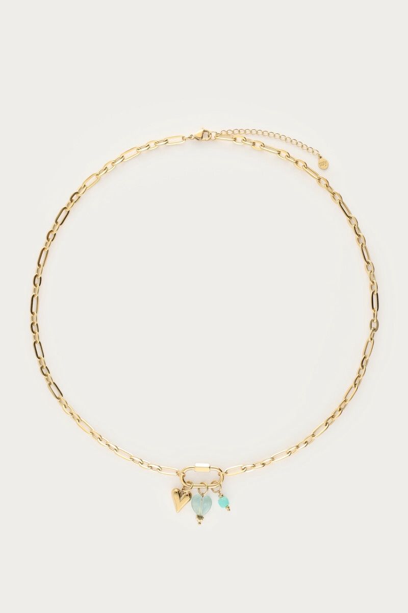 MY Botanical Schakelketting Groene Bedels