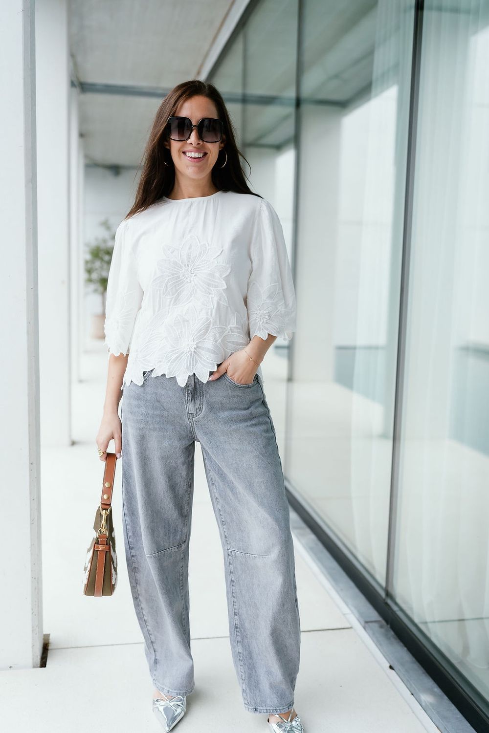 2/4 Top Mori Star White