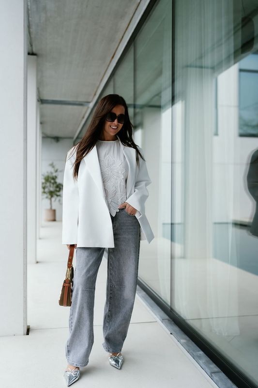 Oversized Blazer Manon White