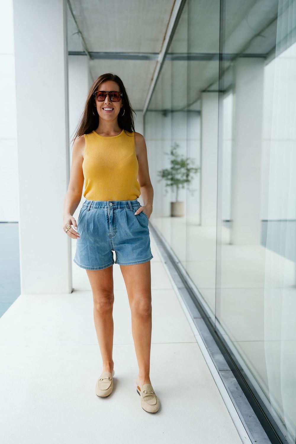 Knit Top Moon Sus Ochre