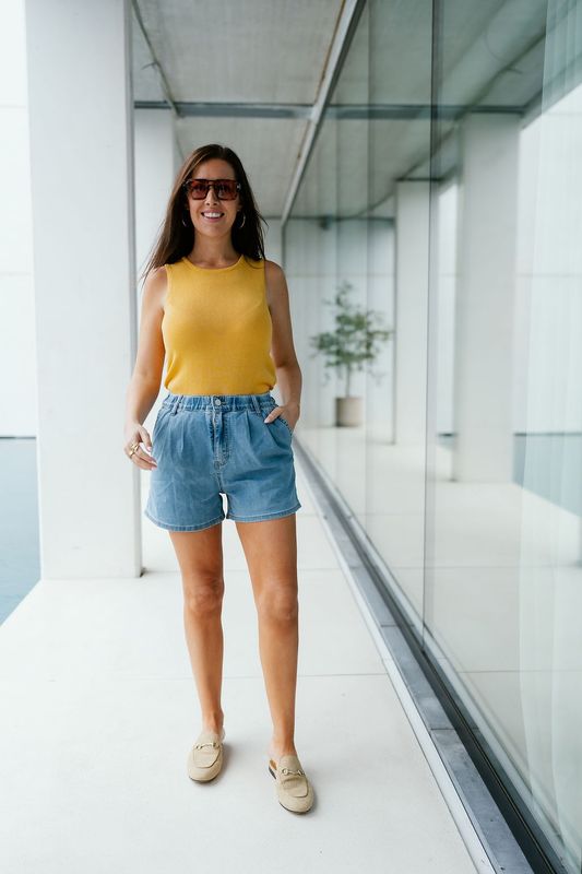 Knit Top Moon Sus Ochre