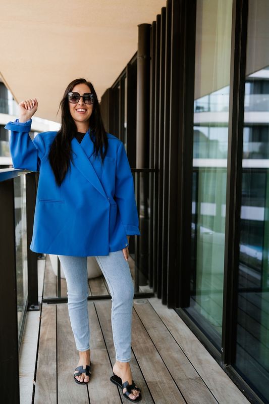 Oversized Blazer Manon Blue