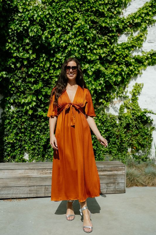 Dress Eugenie Cinnamon