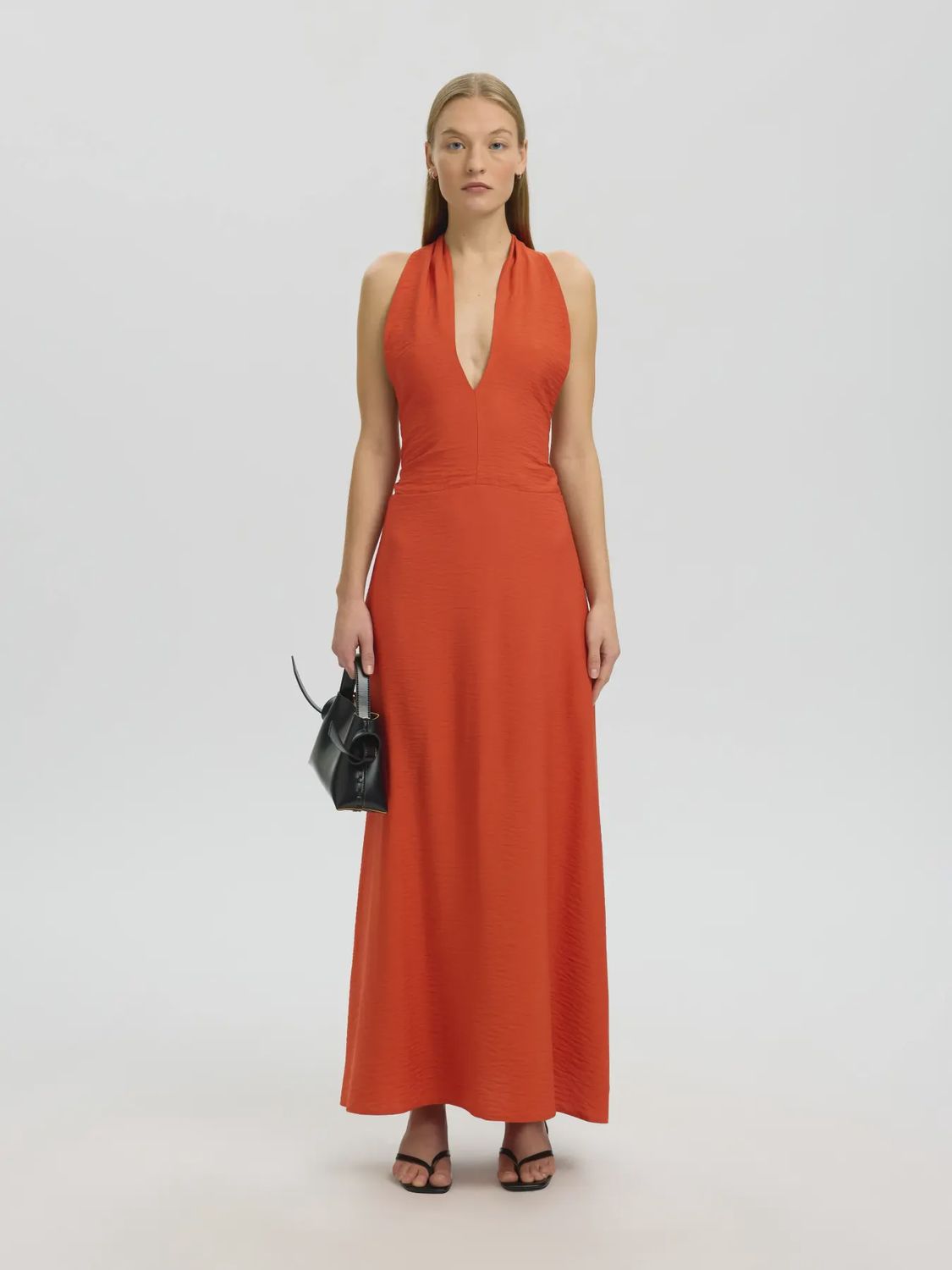 Halterneck Dress Lisa Potters Clay